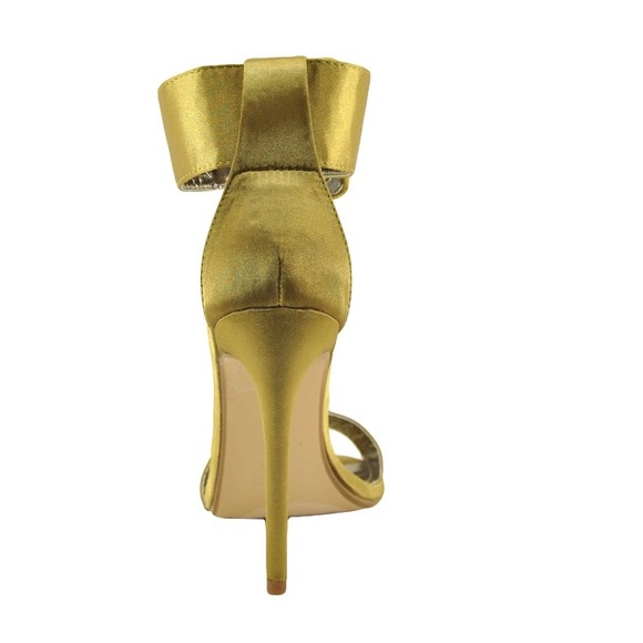 Satin Buckle Heels - Picture 3 of 5